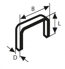 bosch tűzőkapocs 11,3x8 2609200210