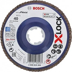 bosch legyező csiszoló ¤125 p40 x-lock 2608619209