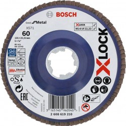 bosch legyező csiszoló ¤125 p60 x-lock 2608619210