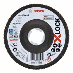 bosch legyező csiszoló ¤125 p60 x-lock 2608619202