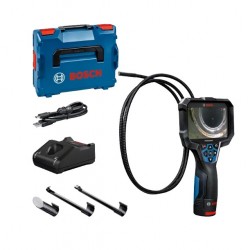 bosch akkus vizsgáló kamera + l-boxx+akku és töltő gic 12v-5-27 c (0601241401)