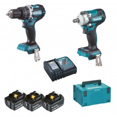 makita akkus gépszett dlx2359tj1(dhp484+dtw300+3,5 ah mp3)