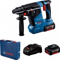 bosch akkus fúrókalapács 2x5,0ah koffer gbh 187-li (0611923021)